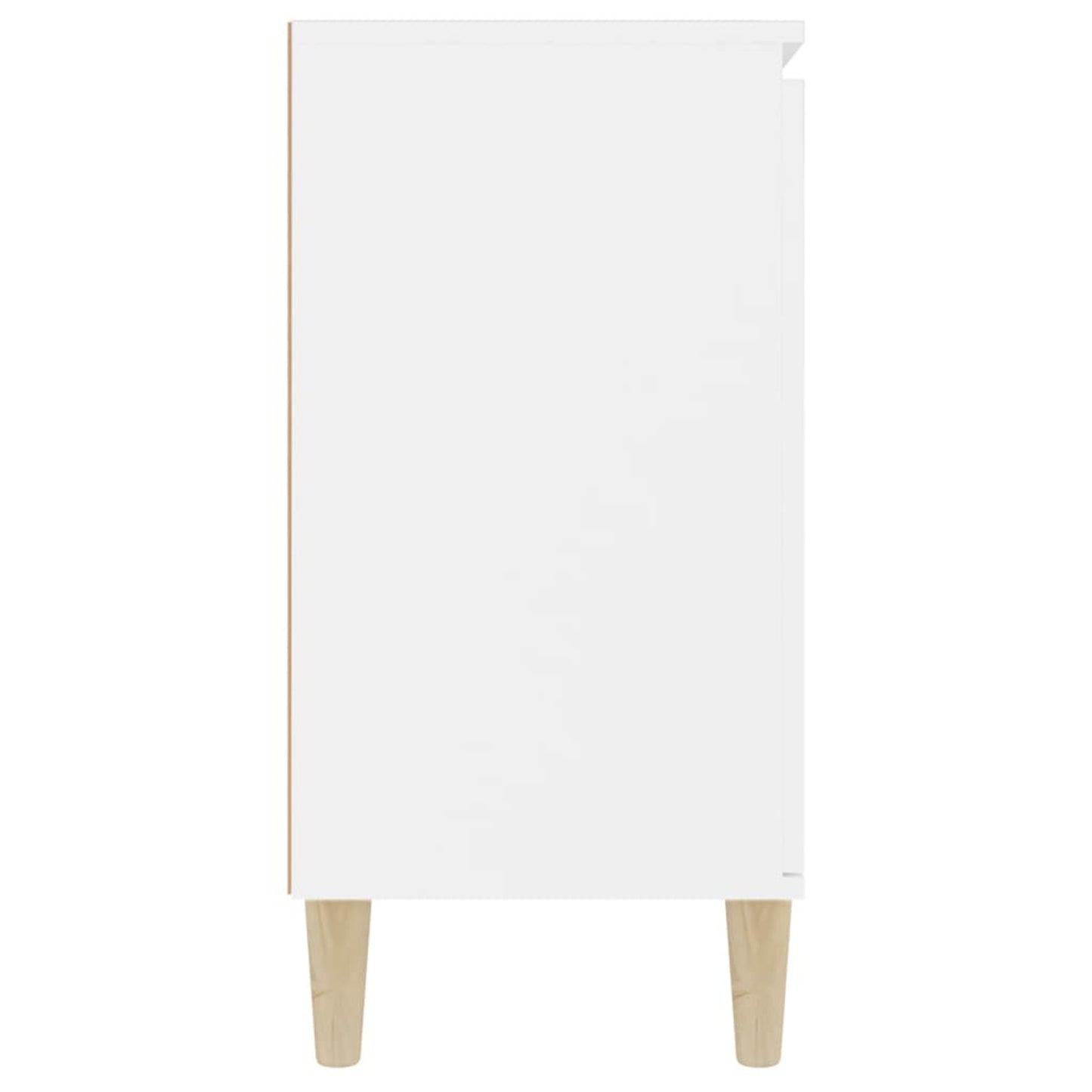 Sideboard White 103.5x35x70cm Engineered Wood Side Cabinet Organizer Storage Cabinet Storage Box for Bedroom, Living Room, Bathroom, Home Furniture