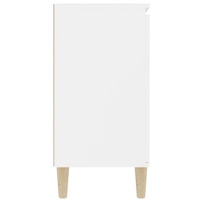 Sideboard White 103.5x35x70cm Engineered Wood Side Cabinet Organizer Storage Cabinet Storage Box for Bedroom, Living Room, Bathroom, Home Furniture