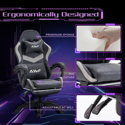 Gamingstoel – Gamestoel – Gaming Chair – Game Stoel – Verstelbare Bureaustoel – Ergonomisch Design – Roze Kleur – Aluminium Frame