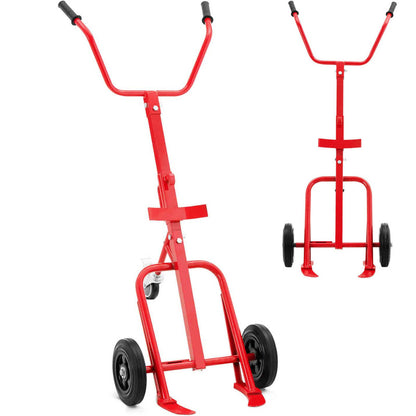 Vatenwagen – Vattrolley – Vatenroller – Transportwagen – Vatenkar – 208 Liter Capaciteit – 200 kg Draagvermogen – Stalen Constructie – Driewielig Design
