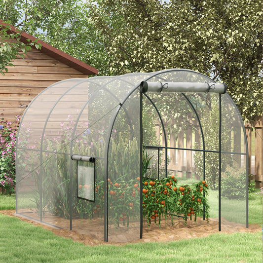 Tuinkas – Kweekkas – Serre – Plantenkas – Groentekas – Transparant – Versterkt Stalen Frame – 6 m² Oppervlakte