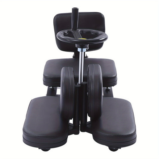 Beenstrekmachine – Beenrekker – Flexibiliteitstrainer – Strekmachine – Spagaattrainer – Verstelbare Spreidhoek Tot 200° – Robuuste Stalen Constructie Met Comfortabele Kussens