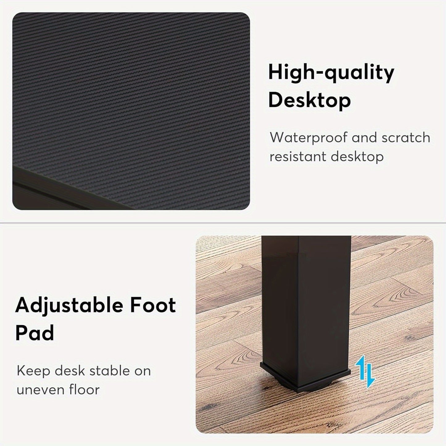 Bureau – Computertafel – Werktafel – Bureaublad – Schrijftafel – Extra Lang 199,9 cm – Duurzaam Gelamineerd Hout – Verstelbare Voetjes Voor Optimale Stabiliteit