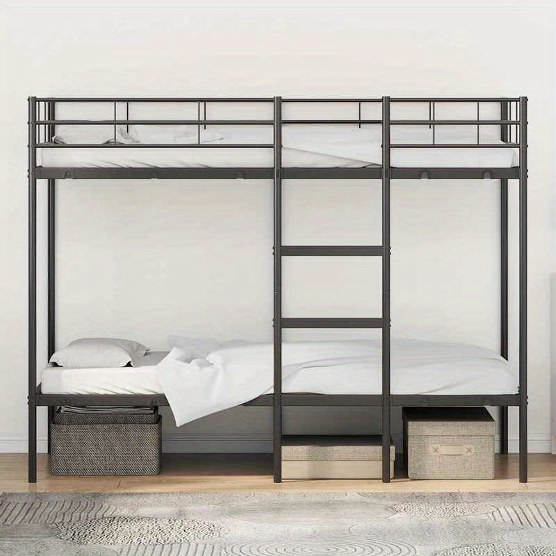 Vintage Bedframe – Houten Bed – Platformbed – Bed Met Laden – Jeugdbed – 180x200 cm – Duurzaam Metalen Frame – 5-Laden Opbergruimte – Brun