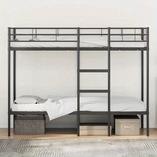 Vintage Bedframe – Houten Bed – Platformbed – Bed Met Laden – Jeugdbed – 180x200 cm – Duurzaam Metalen Frame – 5-Laden Opbergruimte – Brun