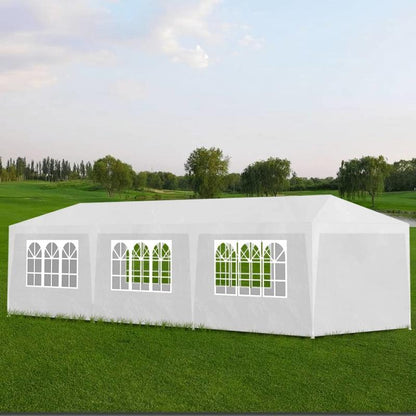 Feesttent – Partytent – Paviljoen – Tuintent – Overkapping – 3x9 Meter – Waterbestendig Polyester – Extra Ruime Feestplek