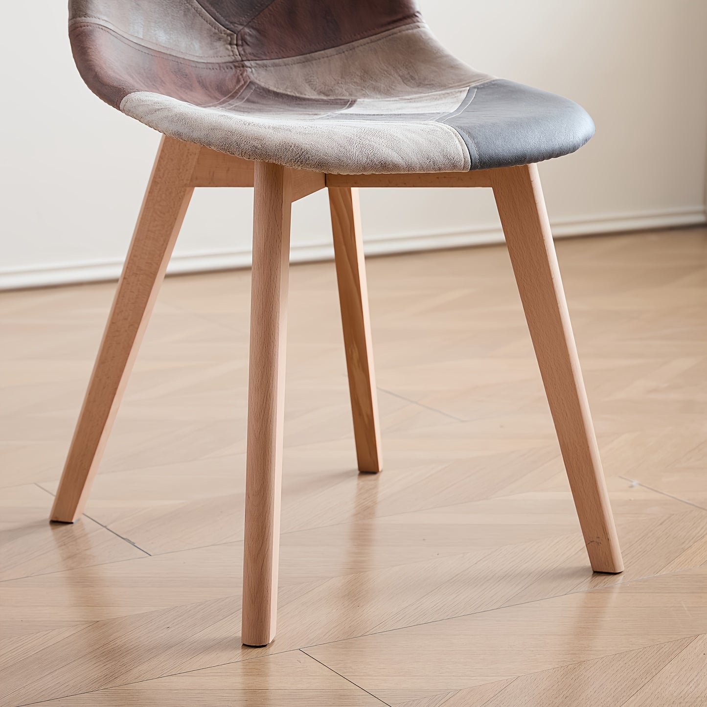 Eetkamerstoelen – Keukenstoelen – Caféstoelen – Wachtkamerstoelen – Moderne Stoelen Bruin – Waterbestendig Kunstleer – Beukenhouten Poten