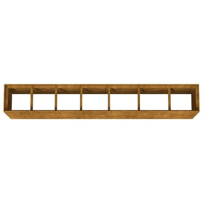 Plantenbak – Bloembak – Tuinbak – Moestuinbak – Kweekbak – Cortenstaal – Verhoogde plantenbak 280x40x80 cm – Weerbestendig en Duurzaam