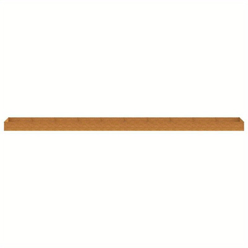 Bloembak – Plantenbak – Tuinbak – Borderbak – Kweekbak – Steel Corten – 960x100x36 cm – Verhoogde Tuin