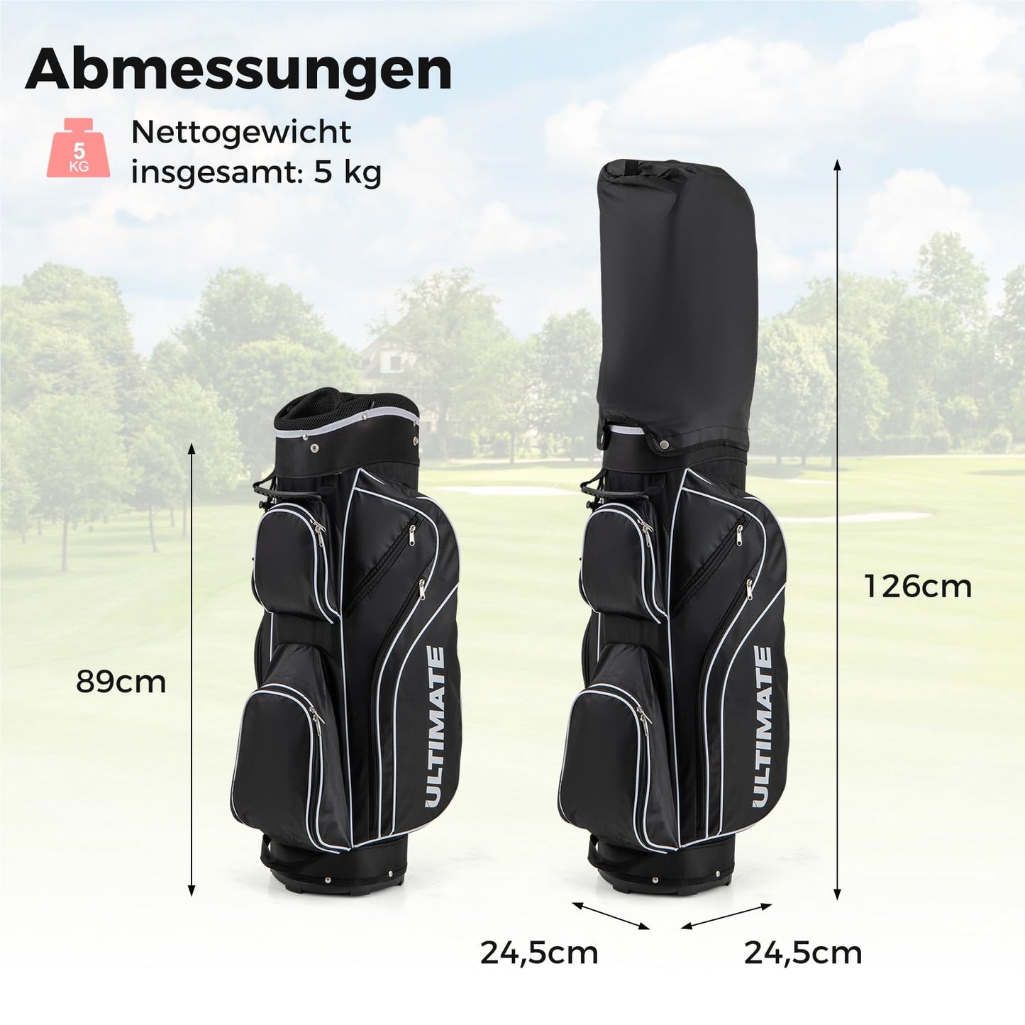 Complete Dames Golfset – Golfclubs Set – Golfset Dames – Rechtshandig Golfset – 9/11 Delig – Inclusief Regenhoes – Lichtgewicht Graphiet Stelen – Volledige Set Met Tas