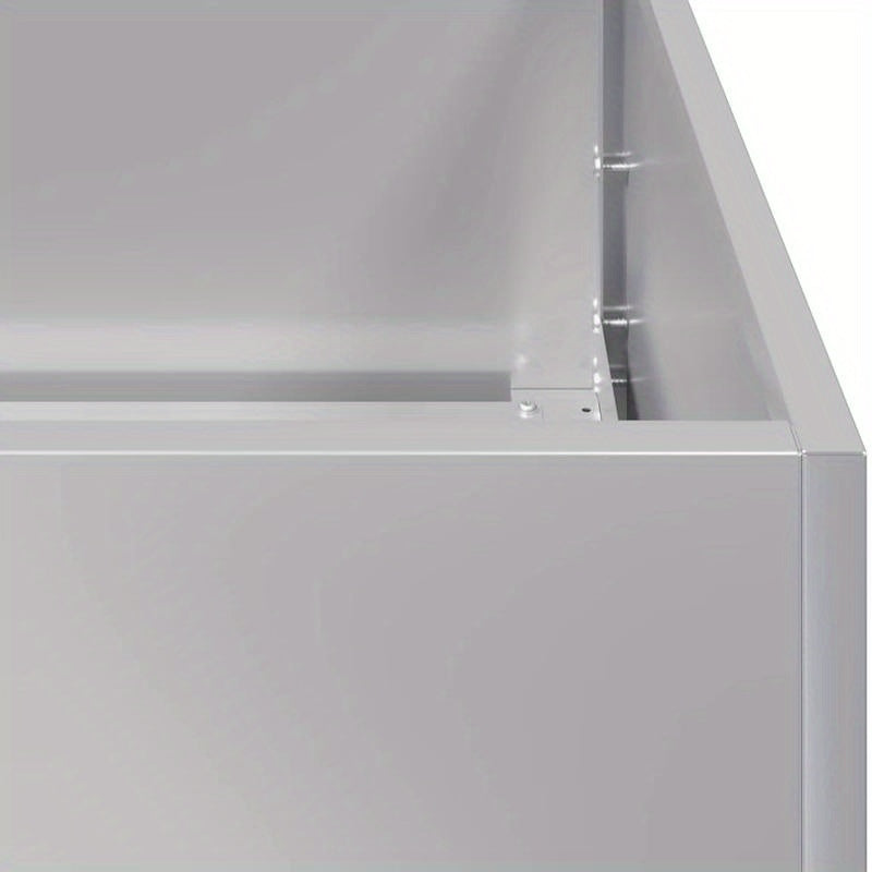 Plantenbak 100x100x80cm gegalvaniseerd staal, Plant Pot, Maceteros Para Plantas Artificiales, Macetas Decorativas Para Sala, Maceteros Grandes Para Exterior, Vaso Grande Para Planta, Macetas De Jardin Grandes, Macetas Grandes
