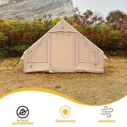 Opblaastent – Opblaasbare Tent – Familietent – Glamping Tent – XXL Koepeltent – Ruim Voor 8 Personen – Inclusief Stove Jacks