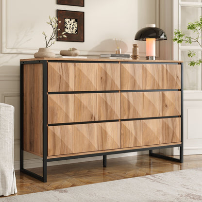 Dressoir – Opbergkast – Buffetkast – Ladekast – Meubel – Modern Design – Matzwart Wit – Stevig Metaal – Hoge Deuren Met Lades – Eenvoudige Montage
