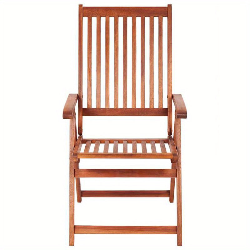 Tuinstoelen – Inklapbare Stoelen – Buitenstoelen – Acaciahouten Stoelen – Ergonomisch Design – Duurzaam En Stevig