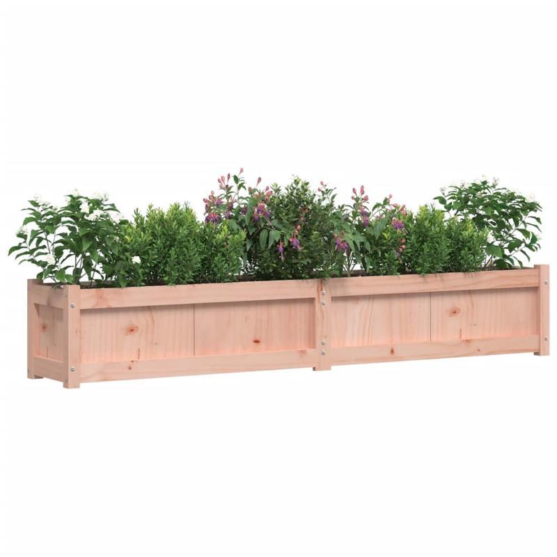 Plantenbak – Bloembak – Bloempot – Moestuinbak – Kruidenbak – Massief Douglas Hout – Groot Formaat 180x31x31 cm