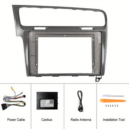 Autoradio – Auto Radio – Car Stereo – 2-DIN Radio – Multimedia Radio – Android 15 OS – 10 Inch 1080P Touchscreen – Wireless CarPlay & Android Auto – AHD Achteruitrijcamera & Microfoon – 32-Kanaals Equalizer – WiFi/Bluetooth/FM/SWC/Mirror Link