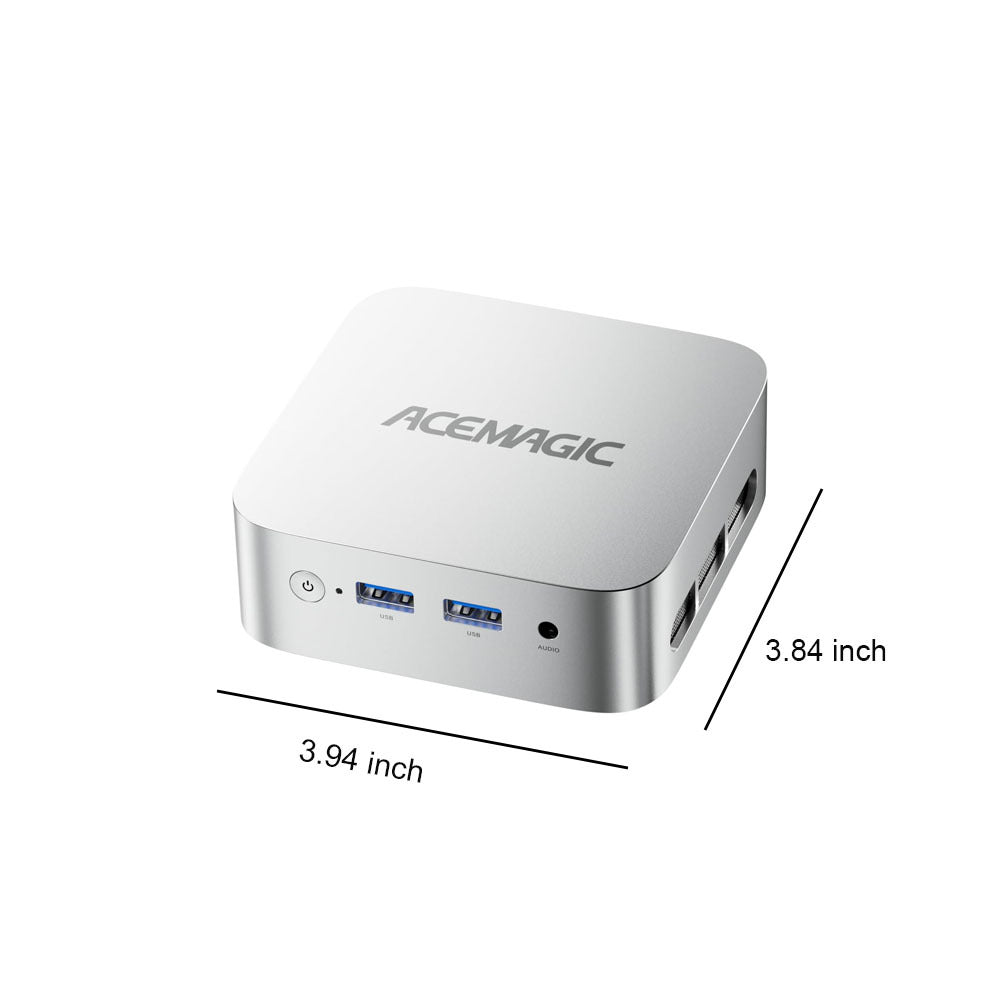 Mini Gaming PC – Compact Gaming Computer – Kleine Desktop PC – Krachtige Mini PC – Game Desktop – AMD Ryzen 7 8745HS – 32GB DDR5 RAM – 1TB PCIe 4.0 SSD – Radeon 780M Graphics – 8K@60Hz – USB 4 – Wifi 6