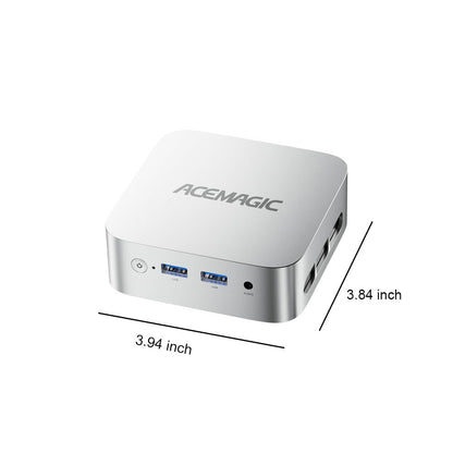 Mini Gaming PC – Compact Gaming Computer – Kleine Desktop PC – Krachtige Mini PC – Game Desktop – AMD Ryzen 7 8745HS – 32GB DDR5 RAM – 1TB PCIe 4.0 SSD – Radeon 780M Graphics – 8K@60Hz – USB 4 – Wifi 6