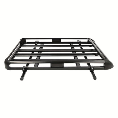 Universele Dakkofferdrager – Dakdrager – Bagagerek – Roofrack – Dakdrager Zwart – Verstelbaar 100-135 cm – Draagvermogen 150 kg – Aluminium & Staal