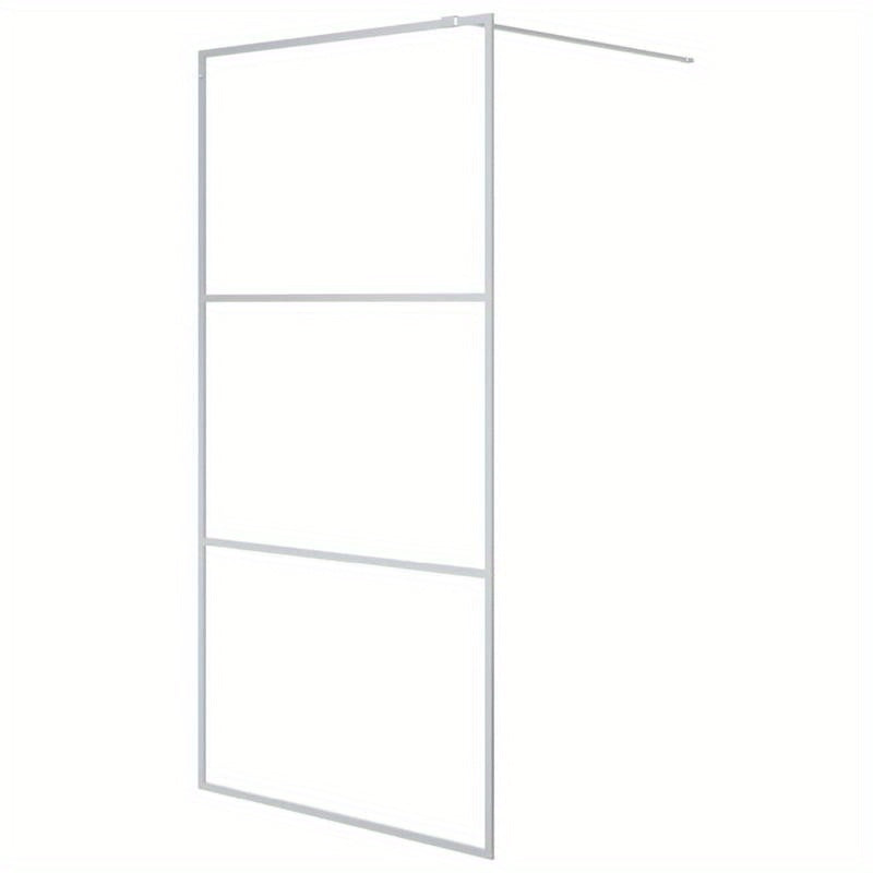 Douchewand – Douchedeur – Douchewand Inloopdouche – Douchepaneel – Zilver – Gehard Veiligheidsglas – 100x195 cm – Eenvoudige Montage