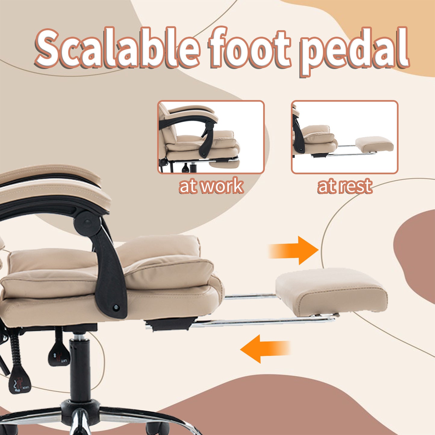 Gamingstoel – Gamestoel – Gaming Chair – Game Stoel – Bureaustoel – Ergonomisch Hoog Rugleuning – Verstelbare Lenden- & Hoofdsteun