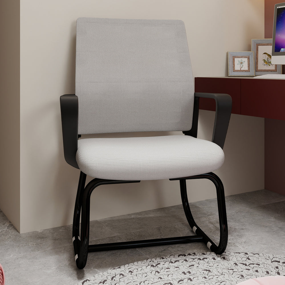 Bureaustoel – Ergonomische Stoel – Office Chair – Kantoorstoel – Draaistoel – 360° Draaibaar – Verstelbare Zithoogte – Met Metalen Frame – Comfortabel Kussen
