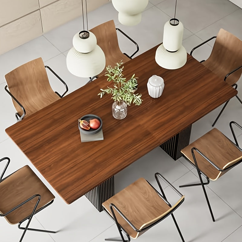 Eettafel – Eetkamertafel – Dinertafel – Keukentafel – Tafel – Rechthoekig – 160x80x76 cm – Hout – Geschikt voor 8-10 Personen – Eenvoudig te Monteren