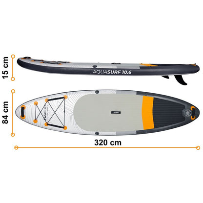 SUP Board – Paddle Board – Stand Up Paddle – Opblaasbaar – Watersport – 320x84x15 cm – Drop Stitch Light Technologie