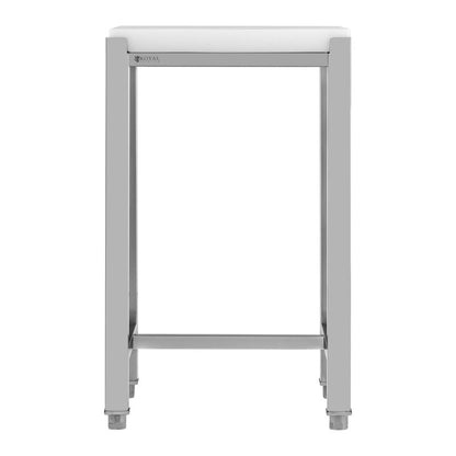 Segmented Polyethylene Cutting Mat on a Steel Base 40 X 50 X 86.5 Cm
