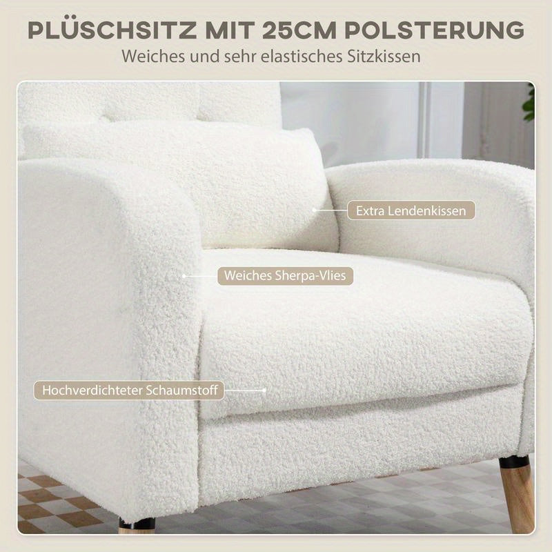 Leisure Chair, Comfortable Living Room Furniture, Multifunctional Seat, Suitable for Living Room, Bedroom, Dining Room, Corridor, Balcony. Perfect Home Decoration