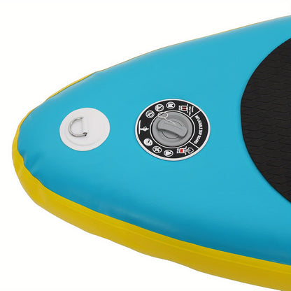 Opblaasbaar Stand-Up Paddleboard – SUP Board – Paddle Surfboard – Watersportboard – Yoga Board – Blauw – Draagvermogen 150 kg – Inclusief Aluminium Peddel
