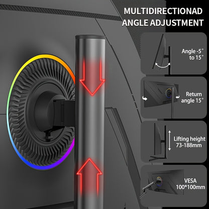Gaming Monitor – Curved Screen – Ultrabreed – 4K Scherm – VA Paneel – 37,5 Inch – 144Hz Refresh Rate – Kleurademlicht