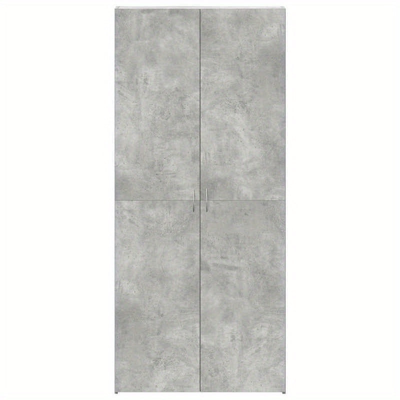 Schoenenkast – Schoenenrek – Schoenenopberger – Schoenenkastje – Schoenenmeubel – Verticale Ruimtebesparing – Duurzaam Hardhout – Beton-Grijs