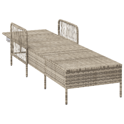 Inklapbaar Loungebed – Sunlounger – Ligstoel – Tuinstoel – Balkonstoel – Ergonomisch Design – Weerbestendig Rattan