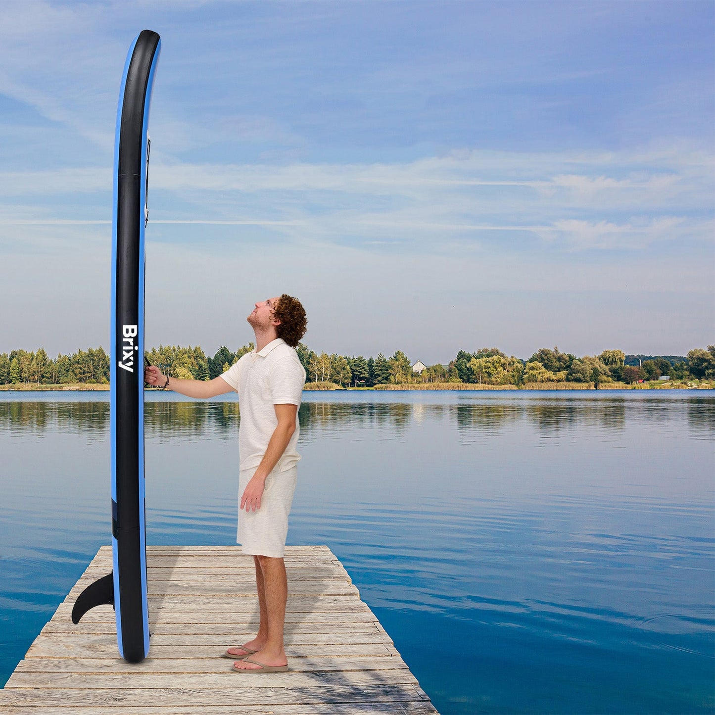 Inflatable SUP Board – Opblaasbare Stand Up Paddle – Peddelplank – SUP Surfboard – 305 Cm Lang – Maximaal 150 Kg Draagkracht - QUORE