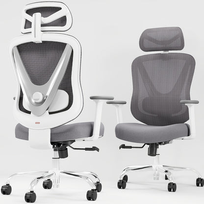 Ergonomische Bureaustoel – Computergame Stoel – Bureaustoel – Werkstoel – Kantoormeubilair – Verstelbare Zithoogte & Zitdiepte – Hoog Rugleuning Met Ademend Mesh