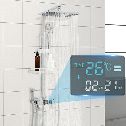 Four Water Outlet Modes Comfortable Shower Adjustable Height Range High Practicability Build to Last Shower System