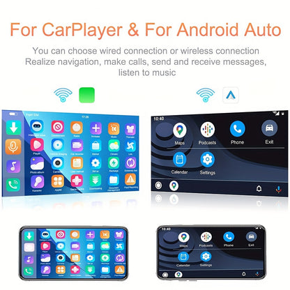 Autoradio – Auto Stereo – Multimedia Speler – Car Player – Navigatiesysteem – 10,1 Inch HD Touchscreen – Android 13 & Draadloos CarPlay