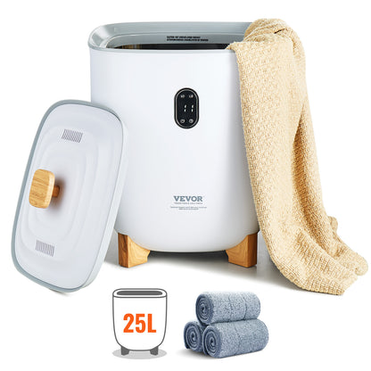 Handdoekverwarmer – Handdoekwarmer – Handdoekstomer – Towel Warmer – Towel Heater – 25 Liter Inhoud – LED Display Met Bodemverwarming