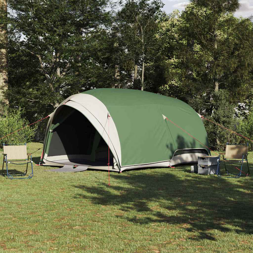 Tunnel Tent – Buitentent – Kampeertent – Tent Voor 6 Personen – Familie Tent – Stevig Polyester – Windbestendig Frame - Groen