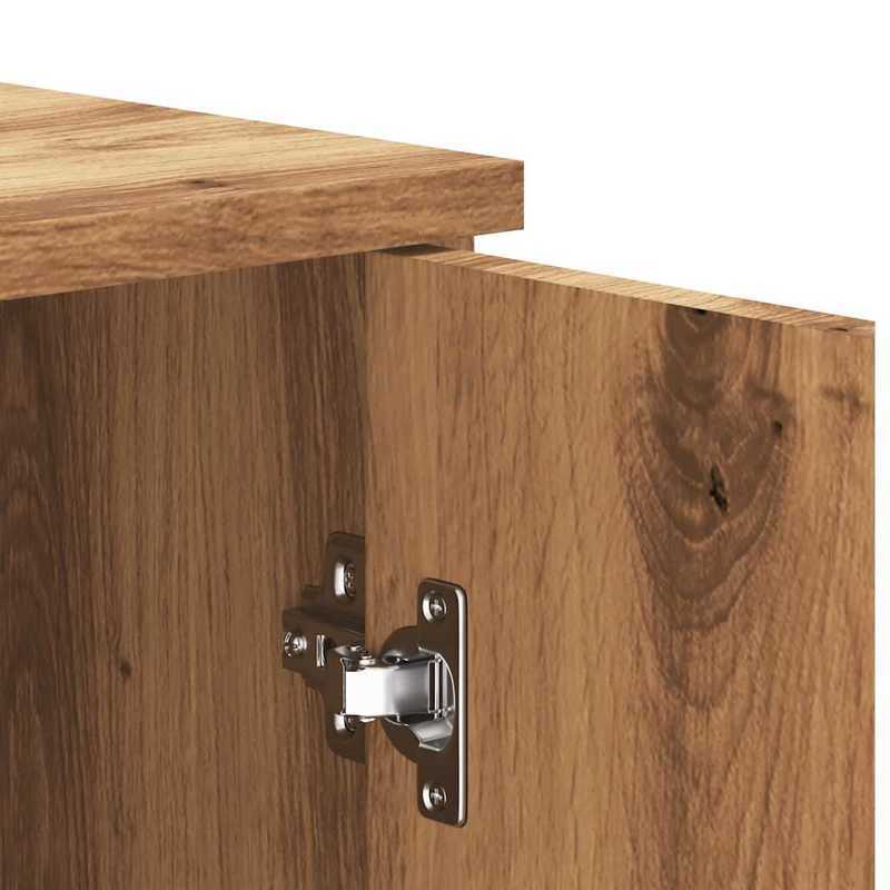 Bestekkast – Opbergkast – Ladekast – Dressoir – Commode – Handgemaakt Eikenhout – Compact Formaat 80x36x75 cm – Duurzaam & Multifunctioneel