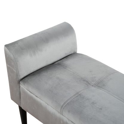 Badbankje – Badzitje – Badkamerbank – Douchezitje – Transferbank – Fluwelen Bank Met Armleuningen – Stevig Metalen Frame – Compact 68,5 cm Hoogte