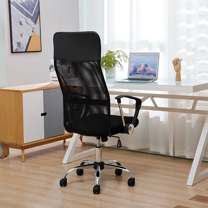 Bureaustoel – Ergonomische Stoel – Kantoorstoel – Office Chair – Verstelbare Stoel – Ademend Mesh – Verstelbare Hoogte 48-58 cm – Maximaal Belastbaar 120 kg