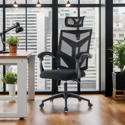 Gamingstoel – Gamestoel – Gaming Chair – Game Stoel – Bureaustoel – Ergonomisch Design – Uittrekbare Voetensteun – Zwart-Rood