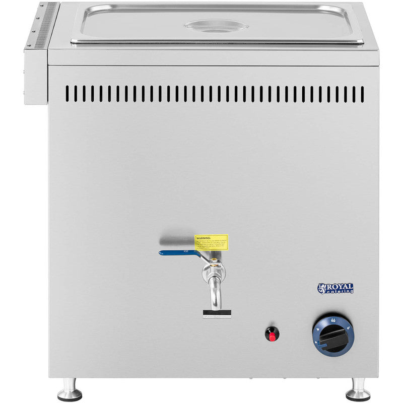 Gasketel – Gaswaterverwarmer – Gasboiler – Gasverwarmer – Gasverwarming – 3300 W Vermogen – Compatibel Met GN 1/1 Containers