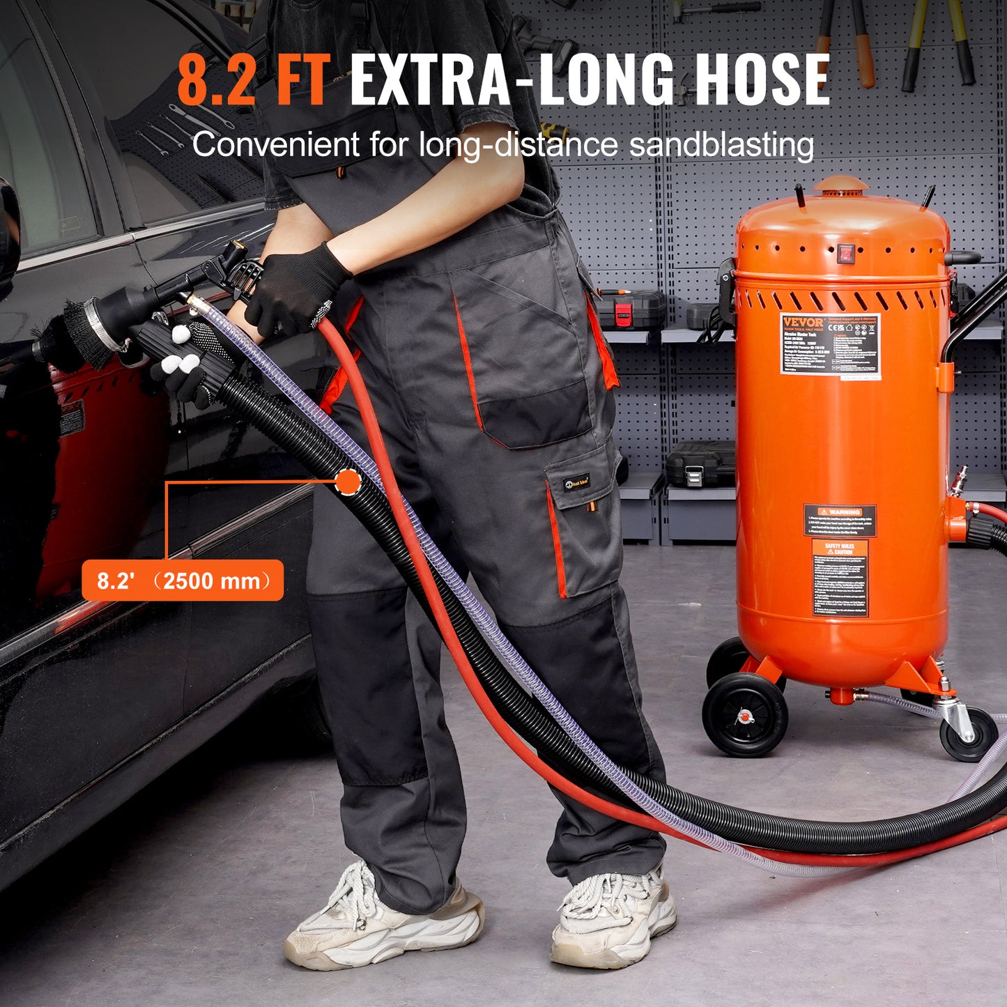 Zandstraalinstallatie – Sandstraalcabine – Zandstraalkast – Zandstraalwerkstation – Vacuüm Zandstraalmachine – 28 Gallon Tank – Krachtige 1200W Motor