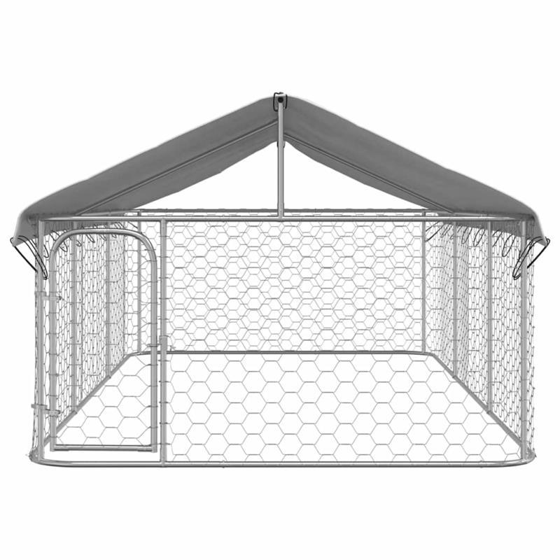 Hondenhok Groot – Buitenkennel – Hondenverblijf – Hondenren – Hondenhuis – Ruim Interieur – Weerbestendig PE-materiaal