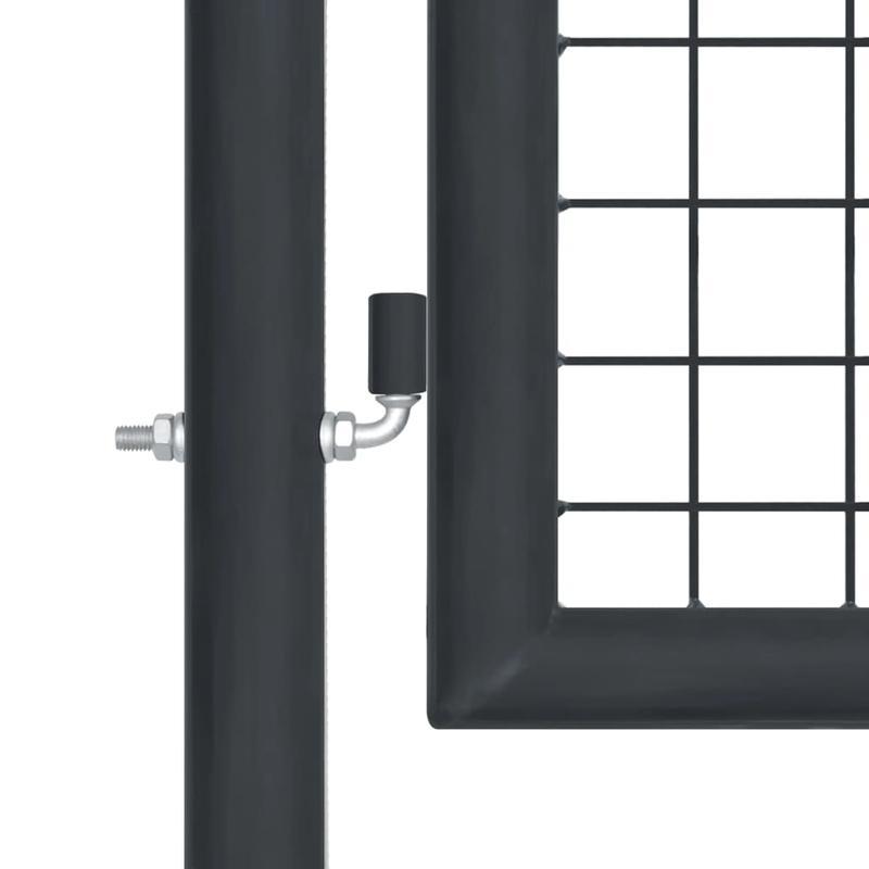 Gashek – Tuinhek – Schutting – Afsluiting – Veiligheidshek – Gegalvaniseerd Staal – 400x150 cm Antraciet