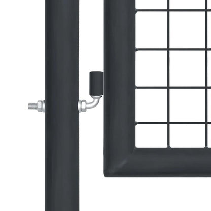 Gashek – Tuinhek – Schutting – Afsluiting – Veiligheidshek – Gegalvaniseerd Staal – 400x150 cm Antraciet