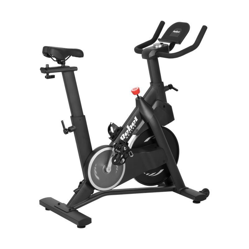 Hometrainer – Spinningfiets – Fitnessfiets – Indoorfiets – Trainfiets – Verstelbaar Zadel en Stuur – 12 kg Vliegwiel – LCD Display – Max 120 kg Belastbaar